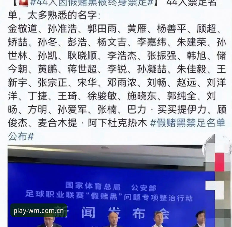 完美体育玩的人多吗推荐 中国足协第三批禁足名单曝光:17人终身禁赛背后的5大问题与反思